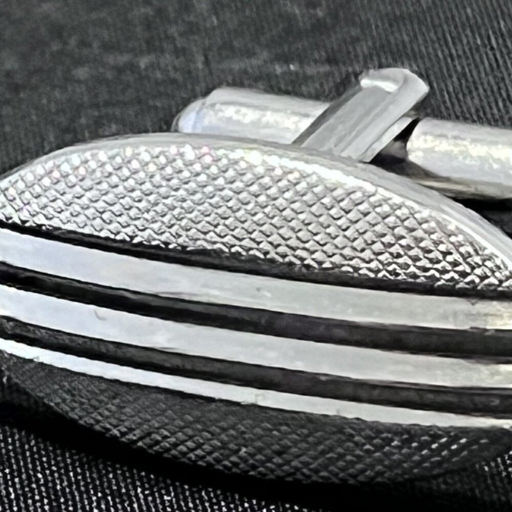 Silver Tone Cuff Links